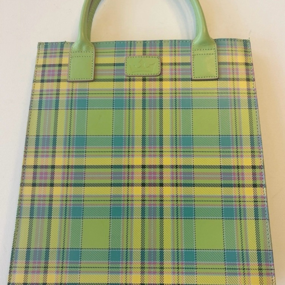 Plaid Green Tote Bag